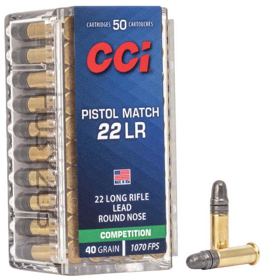 CCI 22 LR Pistol Match 40gr. LRN (50 ct.)