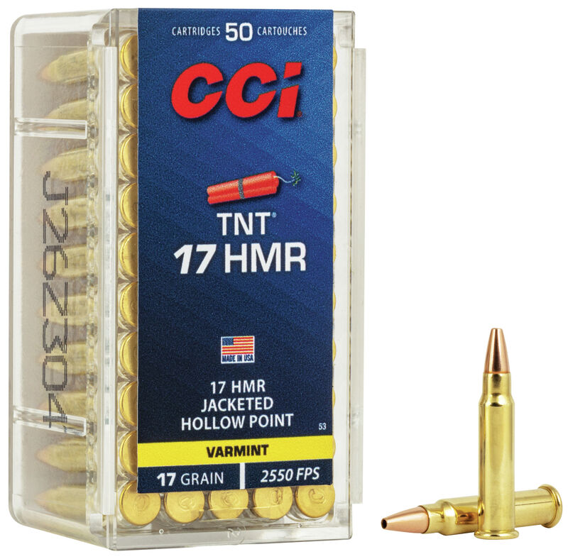 CCI 17 HMR 17gr. TNT HP (50 ct.)