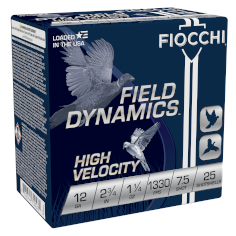 Fiocchi High Velocity 12ga. 1 1/4 oz. #7.5 (1330 fps) PER BOX