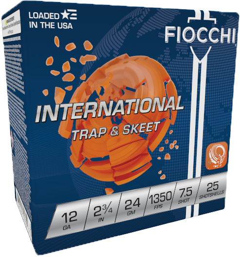 Fiocchi Int'l Trap 12ga. 24 gr. #7.5 (1350 fps)