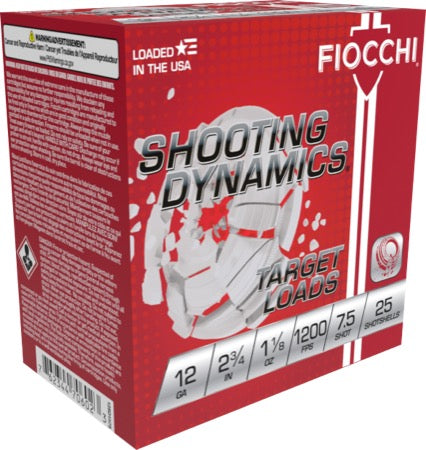 Fiocchi Shooting Dynamics 12ga. 1 1/8 oz. #7.5 (1200 fps)