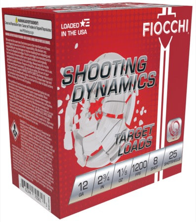 Fiocchi Shooting Dynamics 12ga. 1 1/8 oz. #8 (1200 fps)