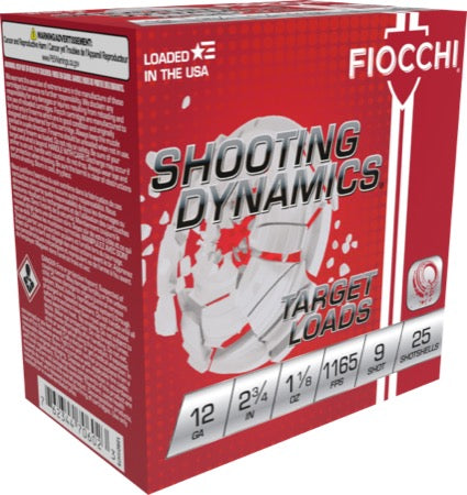 Fiocchi Shooting Dynamics 12ga. 1 1/8 oz. #9 (1165 fps)