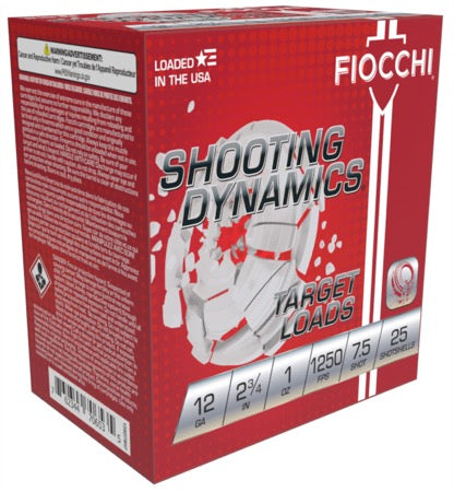Fiocchi Shooting Dynamics 12ga. 1 oz. #7.5 (1250 fps)