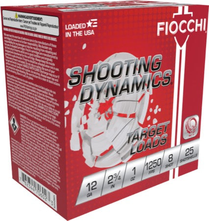 Fiocchi Shooting Dynamics 12ga. 1 oz. #8 (1250 fps)