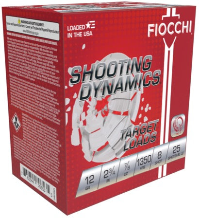 Fiocchi Shooting Dynamics 12ga. 7/8 oz. #8 (1350 fps)