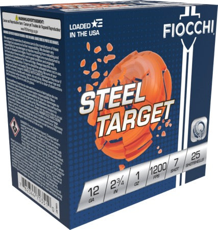 Fiocchi Steel 12ga. Low Recoil 1 oz. #7 (1200 fps)