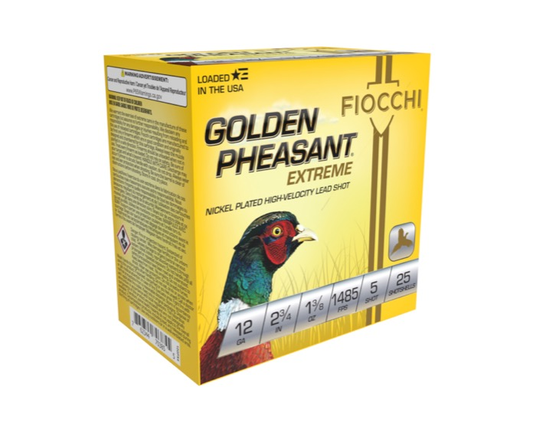 Fiocchi Golden Pheasant X-treme 12ga. 1 3/8 oz. #5 (1485 fps)