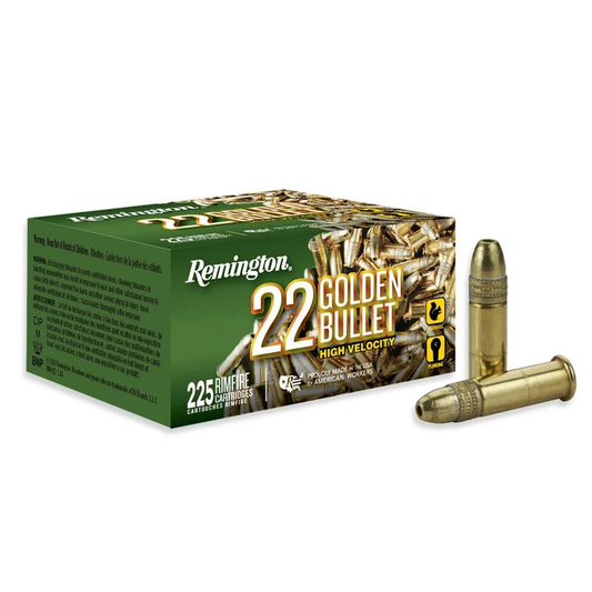 Remington 22 Golden Bullet 22 LR HV 36gr HP (225ct)....