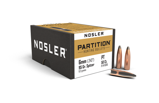 Nosler 6mm .243 95gr SP Partition (50ct)