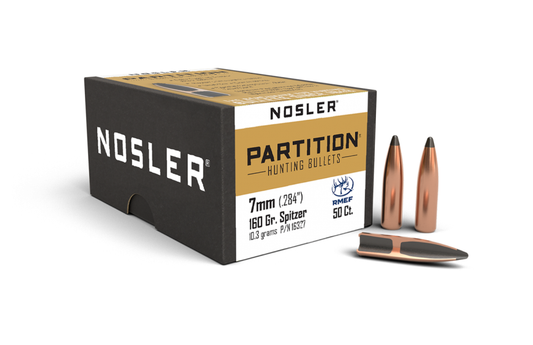 Nosler 7mm .284 160gr SP Partition (50ct)