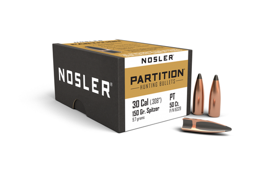 Nosler 30 Cal .308 150gr SP Partition (50ct)