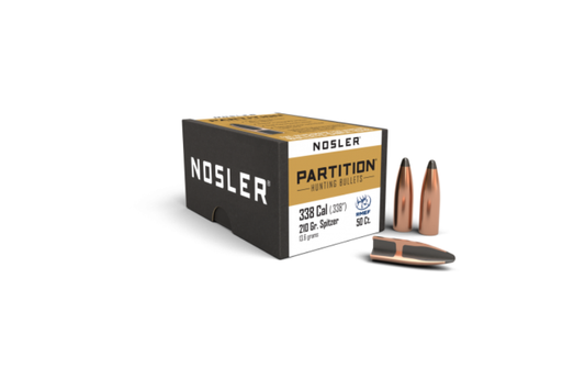 Nosler 338 Cal .338  210gr SP Partition (50ct)