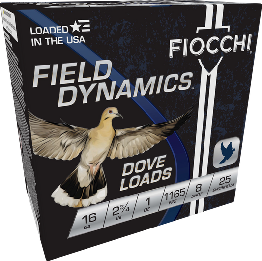 Fiocchi Dove and Quail 16ga. 1 oz. #8 (1165 fps)