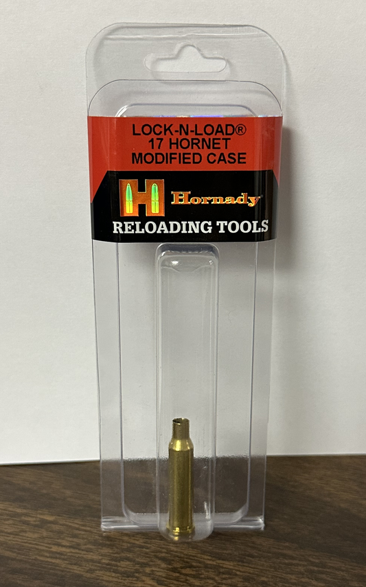 Hornady LNL 17 Hornet Adapter & Modified Case