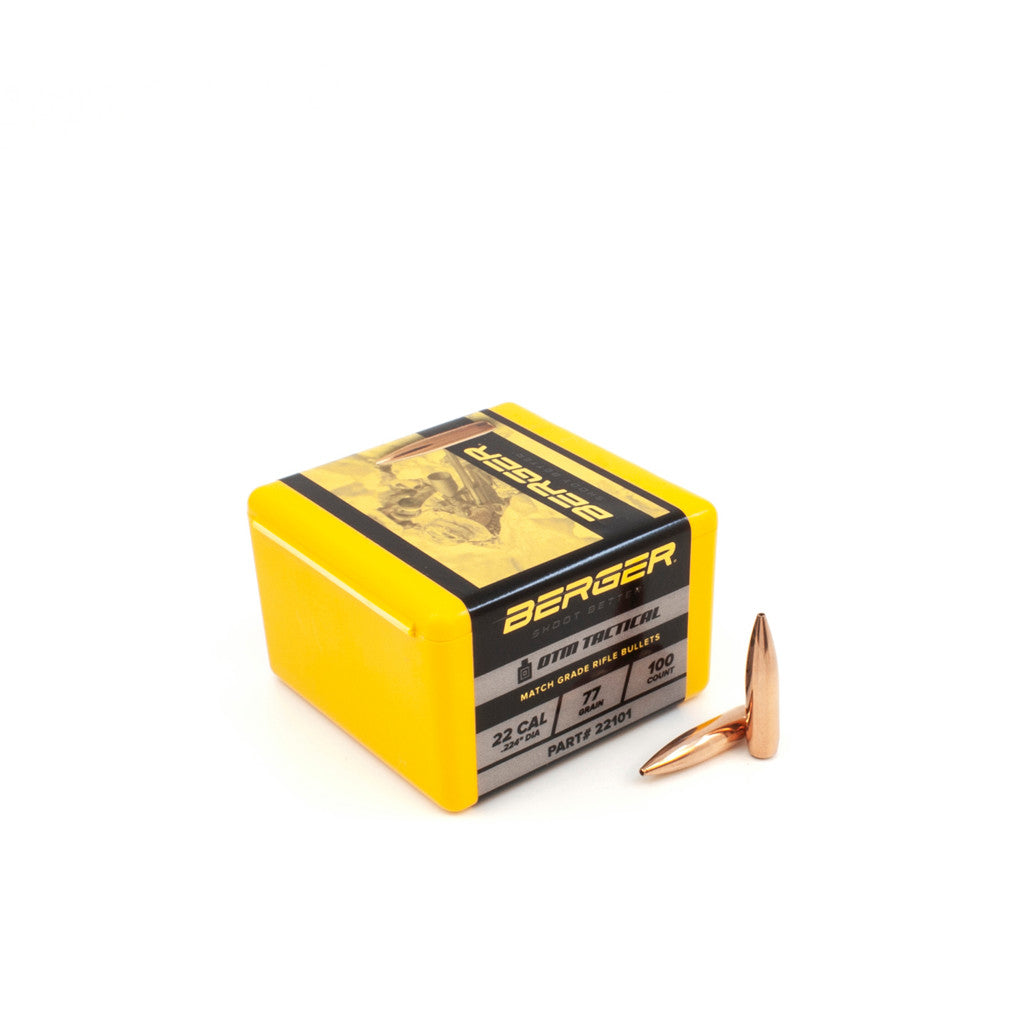 Berger 22 Cal .224 77gr OTM Tactical (100ct)