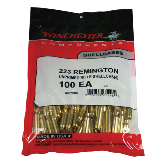 Winchester 223 Rem Brass (100 ct)