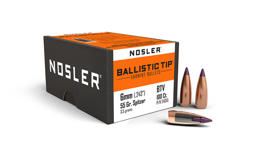 Nosler 6mm .243 55gr Ballistic Tip (100ct)