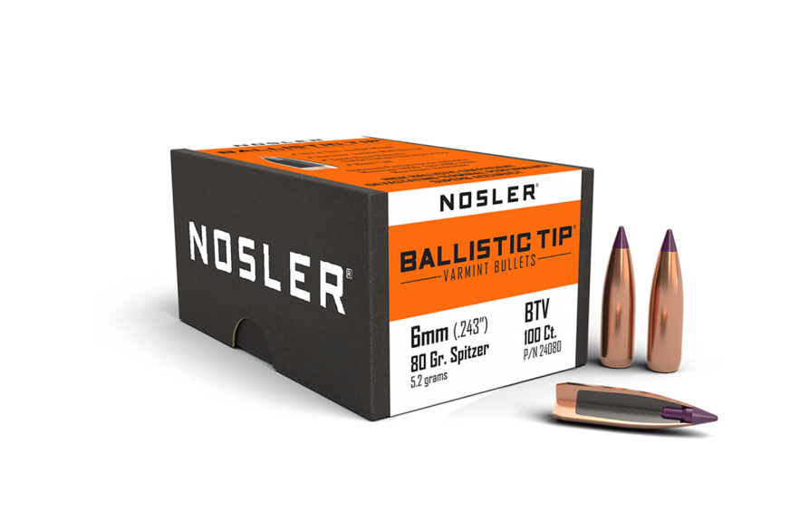 Nosler 6mm .243 80gr Ballistic Tip (100ct)