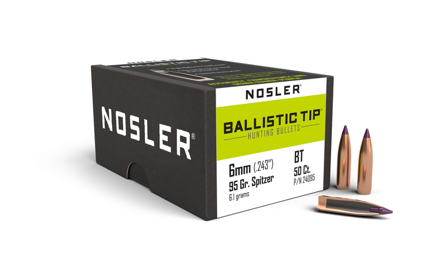 Nosler 6mm .243 95gr Ballistic Tip (50ct)