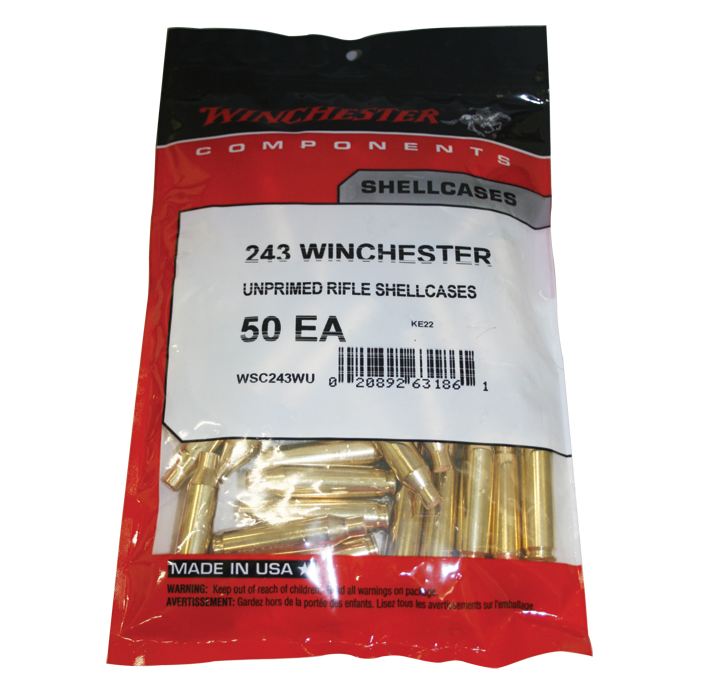 Winchester 243 Win Brass (50 ct)