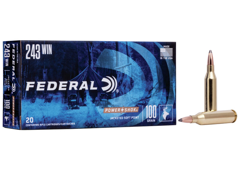 Federal 243 Win 100gr Power Shok SP (20ct)