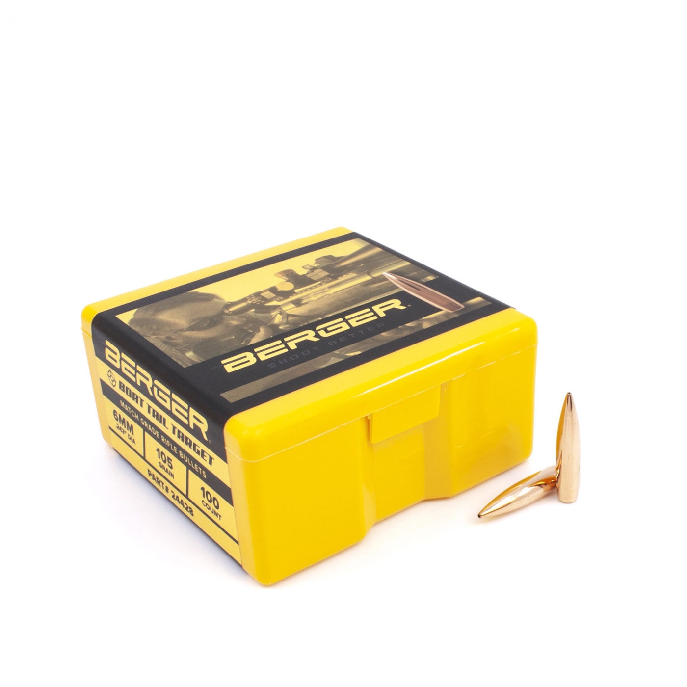 Berger 6mm .243 105gr BT Target (100ct)