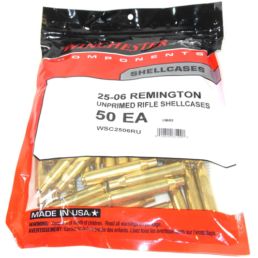 Winchester 25-06 Rem Brass (50 ct)
