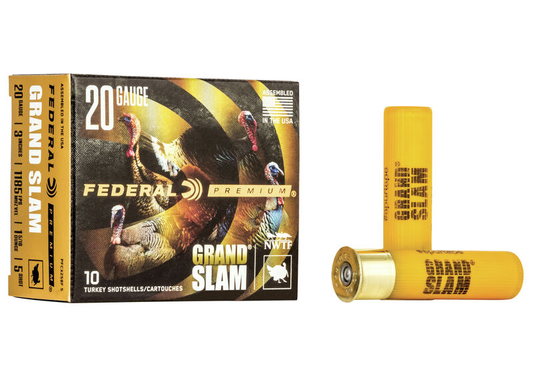 Federal Grand Slam 20ga. 3" 1 5/16 oz. #5 (1185 fps) (10ct)