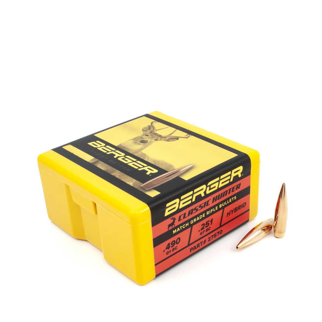 Berger 270 Cal .277 130gr Classic Hunter (100ct)