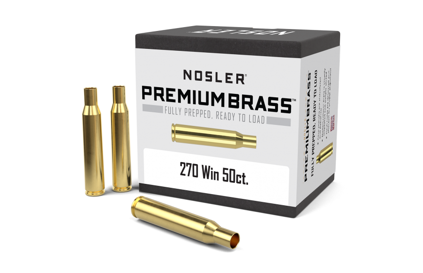 Nosler Custom Brass 270 Win (50 ct.)