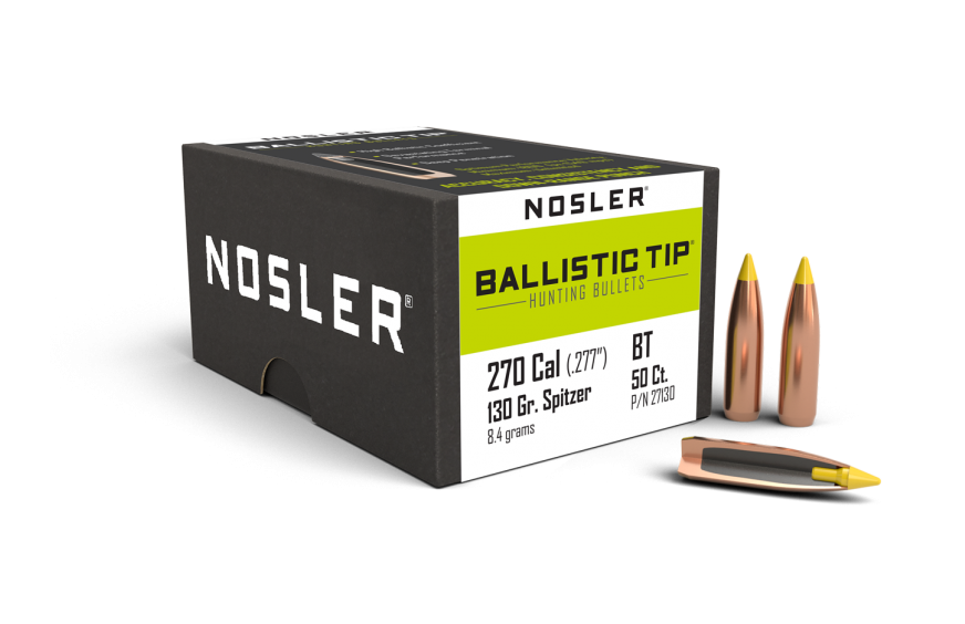 Nosler 270 Cal .277 130gr Ballistic Tip (50ct)