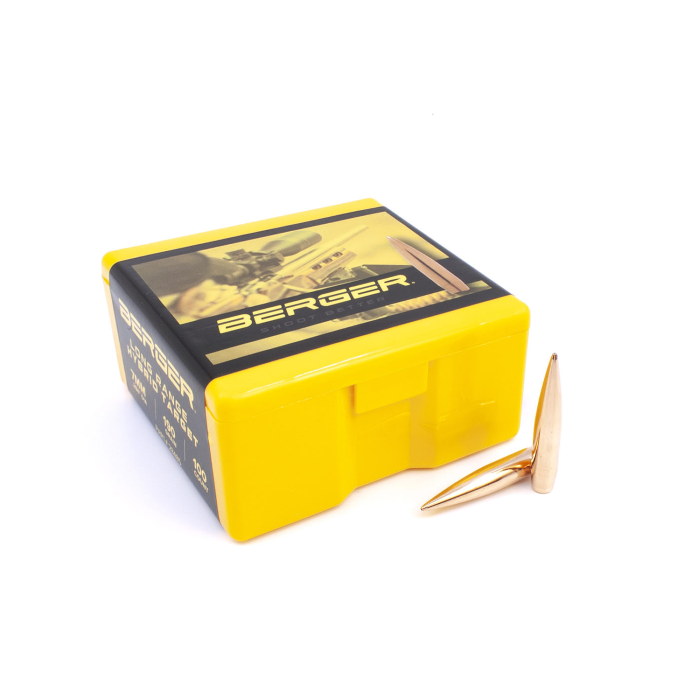 Berger 7mm .284 190gr LR Hybrid Target (100ct)