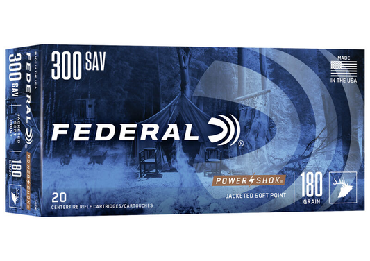 Federal 300 Savage 180gr Power Shok (20ct)