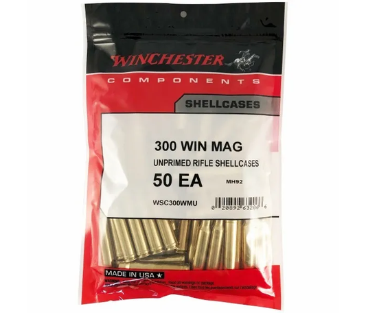 Winchester 300 Win Mag Brass (50 ct)