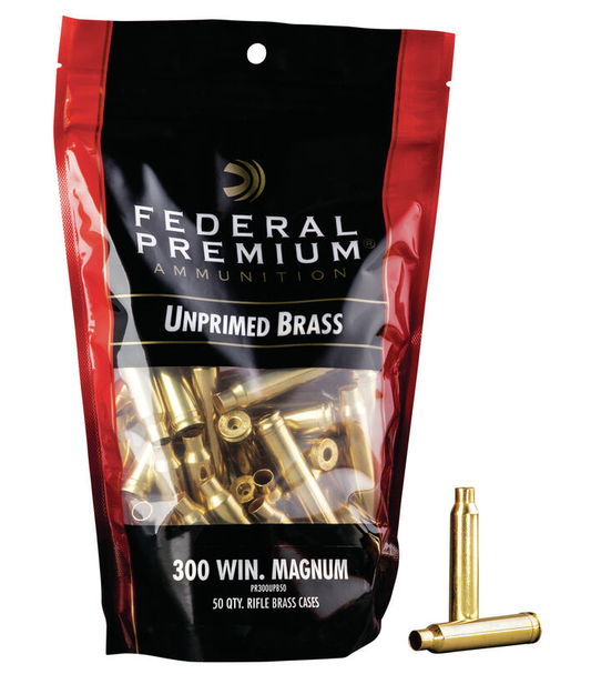 Federal 300 Win Mag Brass (50ct)