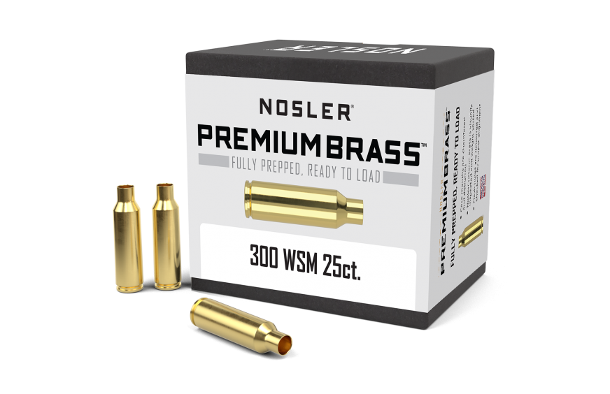 Nosler Custom Brass 300 WSM (25 ct.)