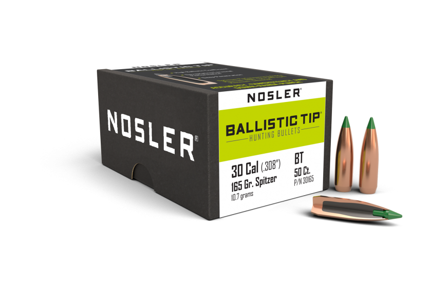 Nosler 30 Cal .308 165gr Ballistic Tip (50ct)