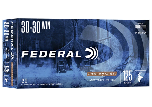Federal 30-30 Win 125gr Power Shok HP (20ct)