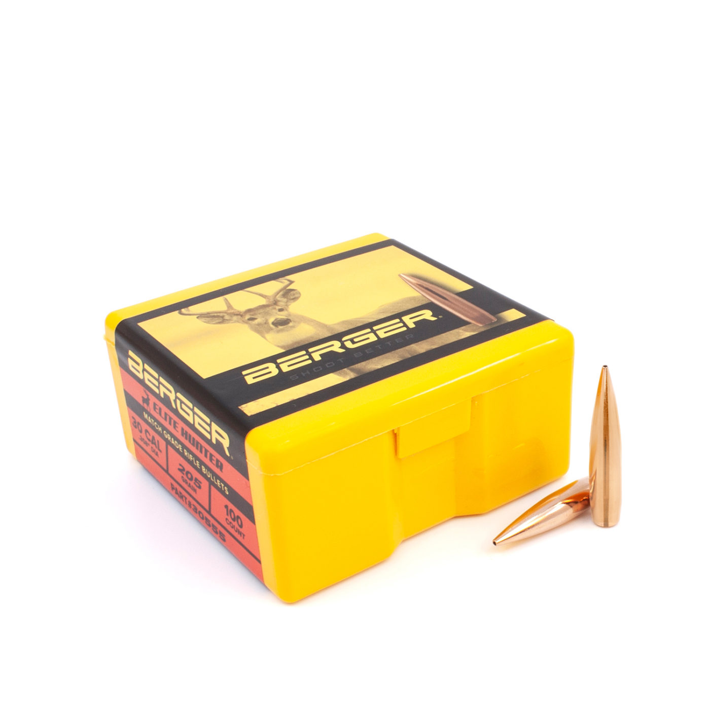 Berger 30 Cal .308 205gr Elite Hunter (100ct)