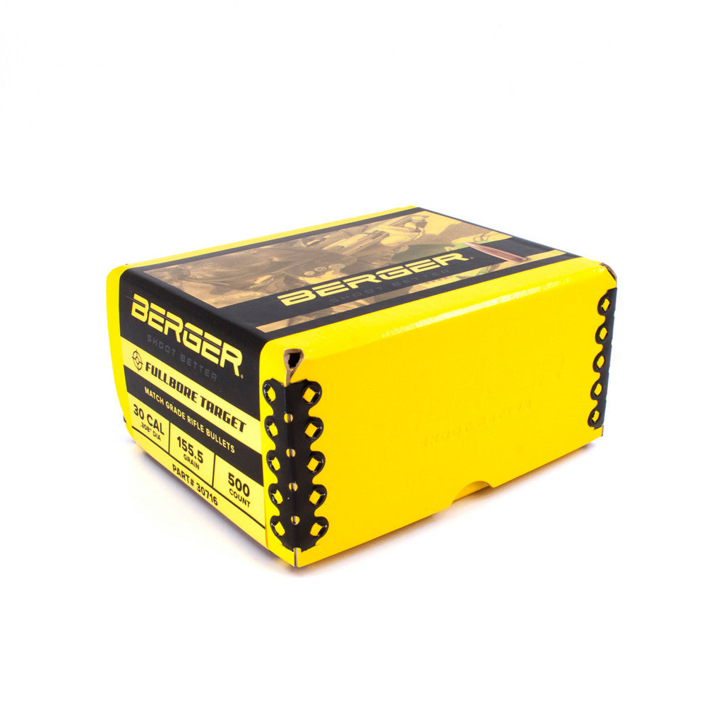 Berger 30 Cal .308 155.5gr Fullbore Target (500ct)
