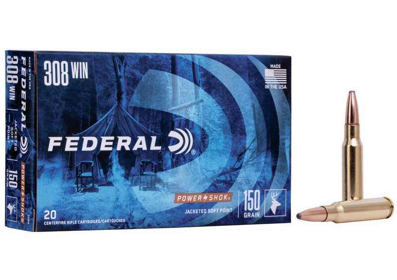 Federal 308 Win 150gr Power Shok SP (20ct)