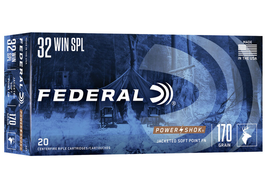 Federal 32 Win Special 170gr Power Shok SP FN (20ct)