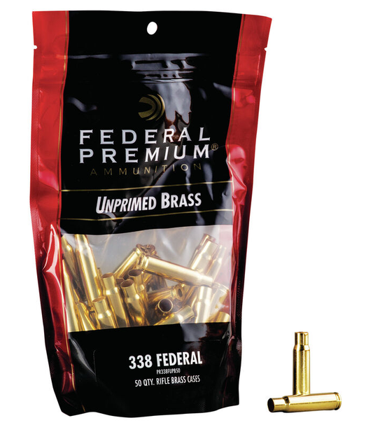 Federal 338 Federal Brass (50ct)