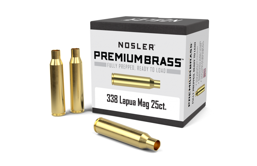 Nosler Custom Brass 338 Lapua (25 ct.)