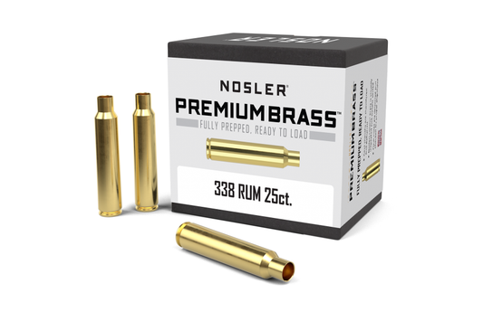 Nosler Custom Brass 338 Rem Ultra Mag (25 ct)