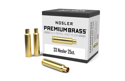 Nosler Custom Brass 33 Nosler (25 ct.)