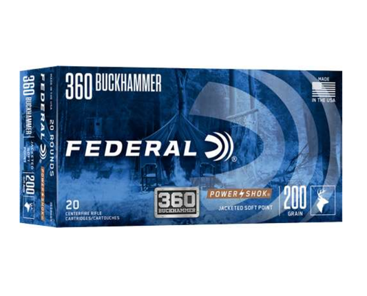 Federal 360 Buckhammer 200gr Power Shok (20ct)