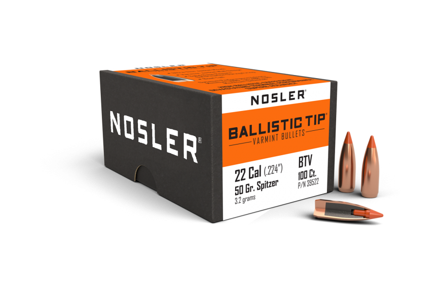 Nosler 22 Cal .224 50gr Ballistic Tip (100ct)