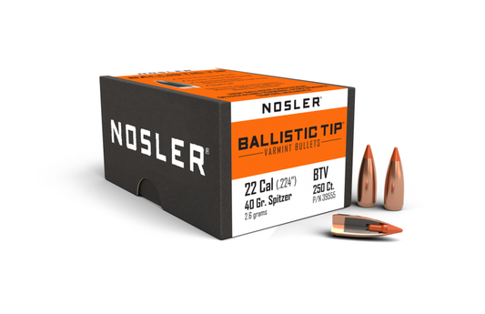 Nosler 22 Cal .224 40gr Ballistic TIp (250ct)
